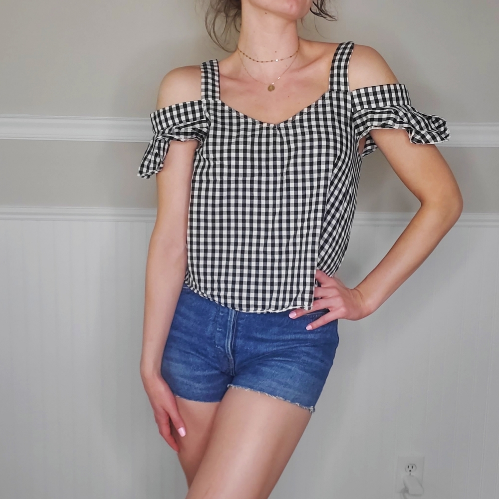 Harper & Harlow Gingham Top